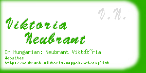 viktoria neubrant business card